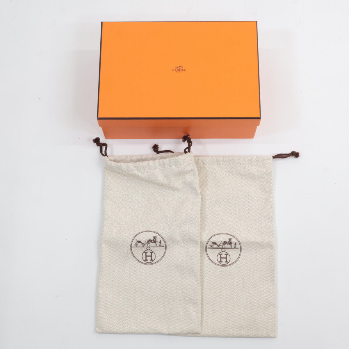 HERMES エルメス H182138Z サントリーニ Hモチーフ アンクルストラップ フラットサンダル/ シューズ 35