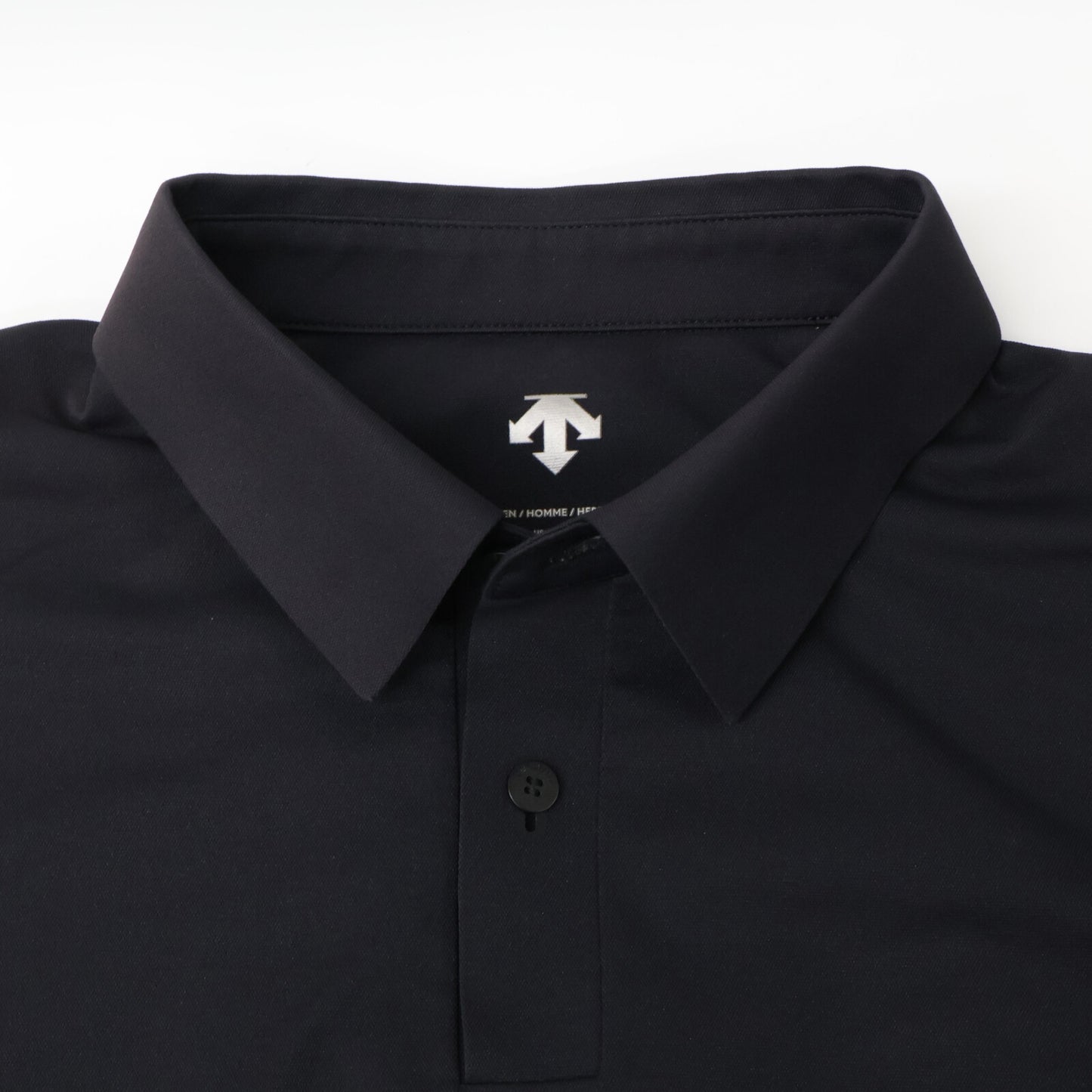 DESCENTE デサント 25SS DT5SHS61M ブラック ORI-ERI/オリエリ タフタポロシャツ トップス