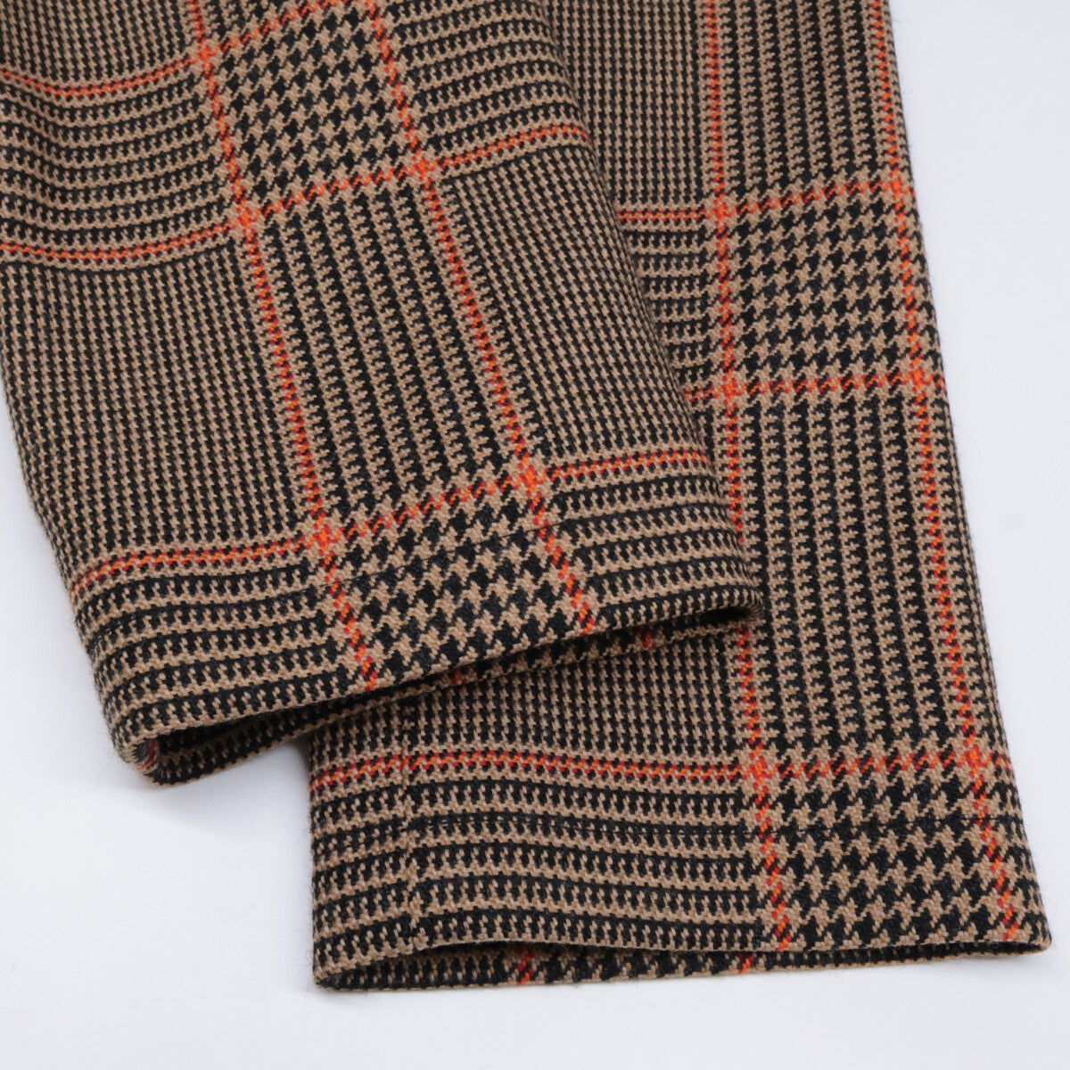 TAGLIATORE タリアトーレ 97QIC164 ブラウン×オレンジ SALAMON/S サロモン チェックステンカラーコート コート 48