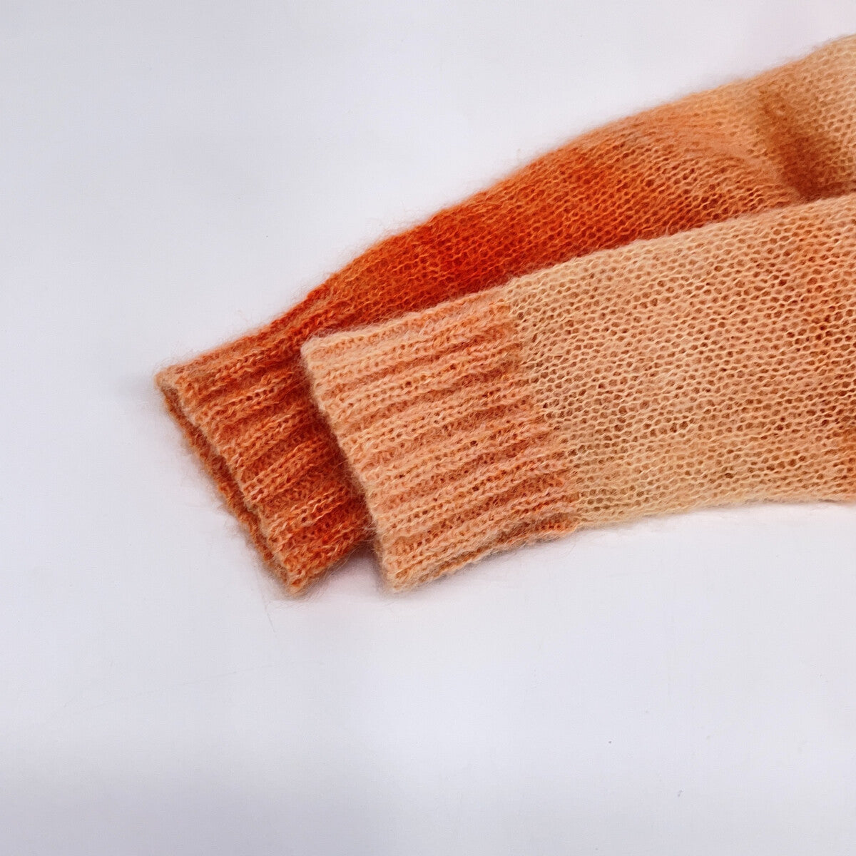 MISSONI ミッソーニ オレンジ アルパカ・モヘア混ウール ニットカーディガン トップス 36