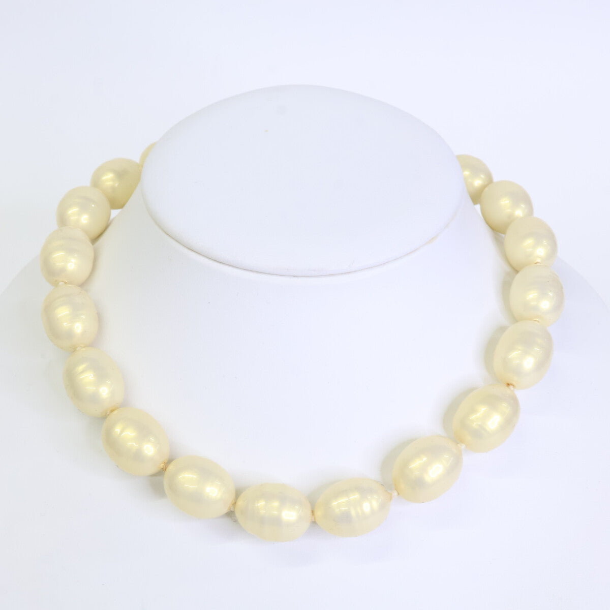 CHANEL シャネル 98C フェイク オーバル バロックパール ネックレス