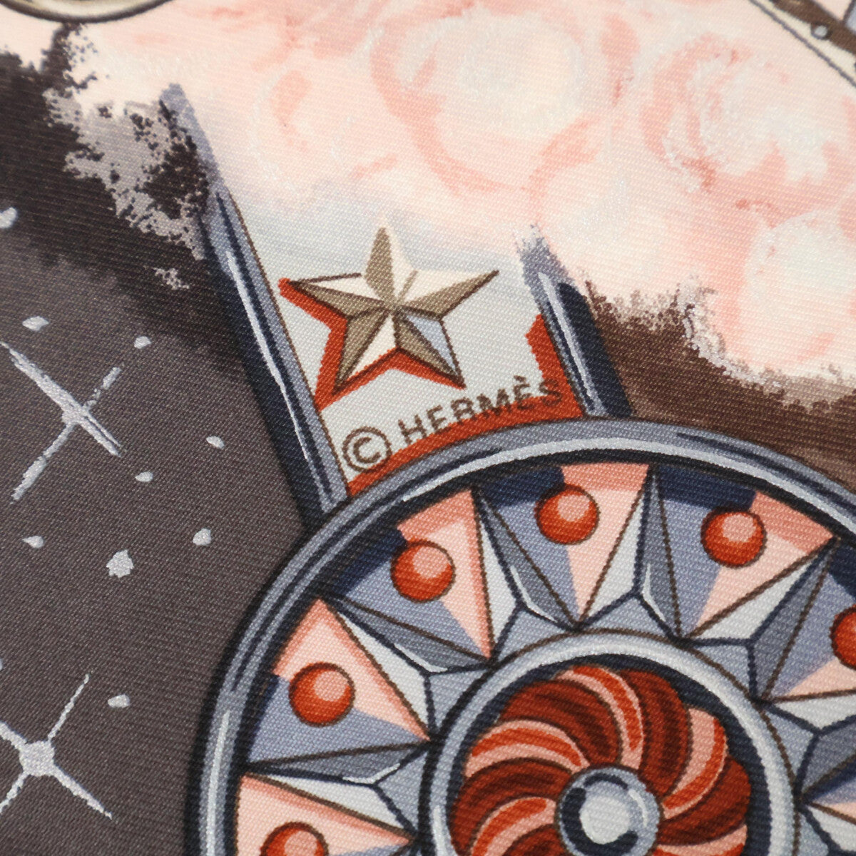 HERMES エルメス 【美品】LA MAGIE マジック ウサギ トランププリント シルク カレ90 スカーフ