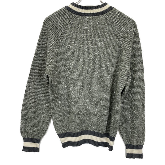BRUNELLO CUCINELLI 布鲁奈罗·库奇内利 绿色棉、羊绒、丝绸和尼龙混纺开衫 上衣