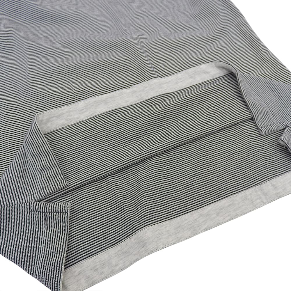 BRUNELLO CUCINELLI ブルネロクチネリ コットン ボーダーポロシャツ トップス メンズ ホワイト×ブラック XS 16112MTS313969 トップス