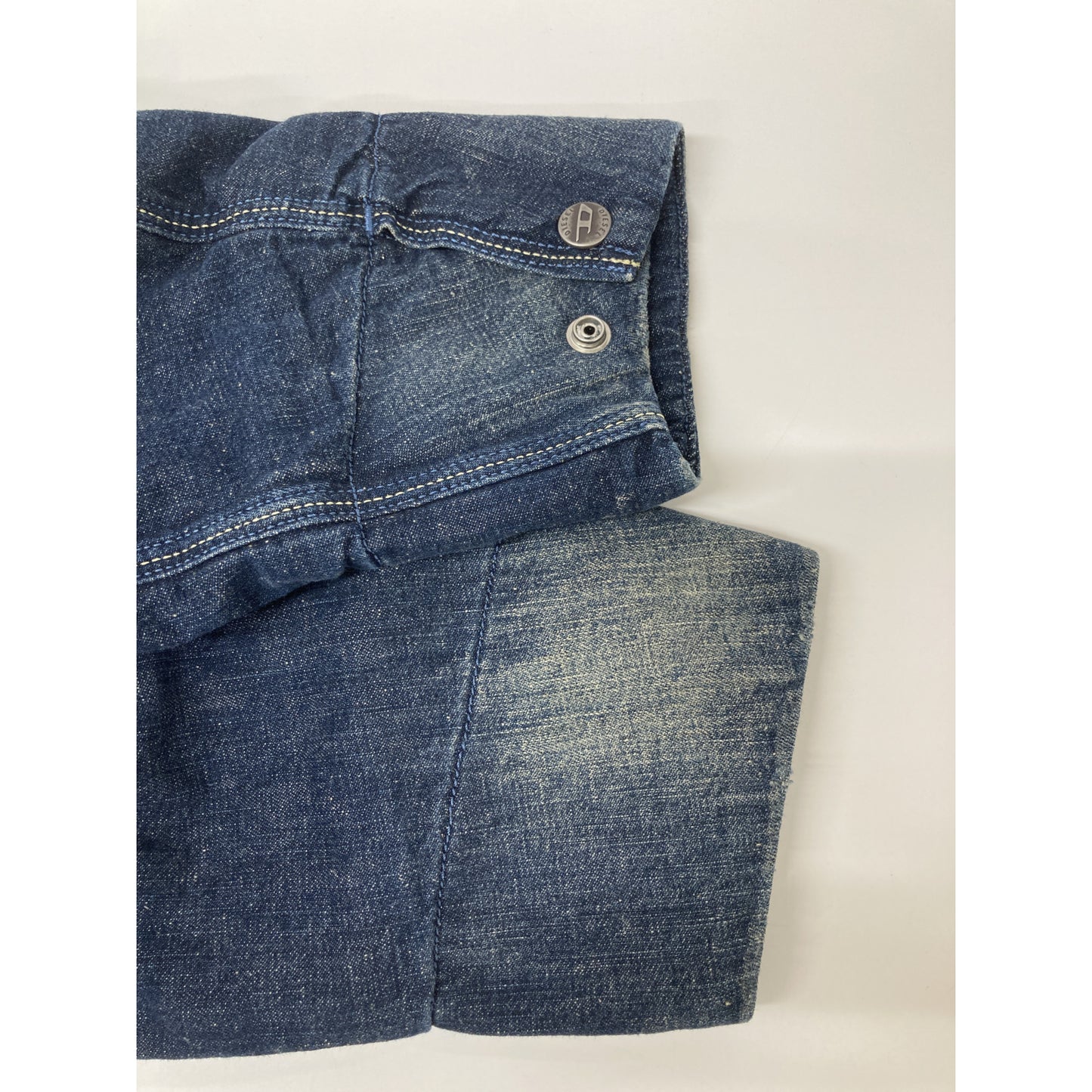 DIESEL ディーゼル A13429 インディゴ D-STACK パテッドデニムジャケット ジャケット M