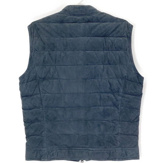 炭灰色 麂皮 JURI DOWN VEST/尤里羽绒背心 马甲 46 男士