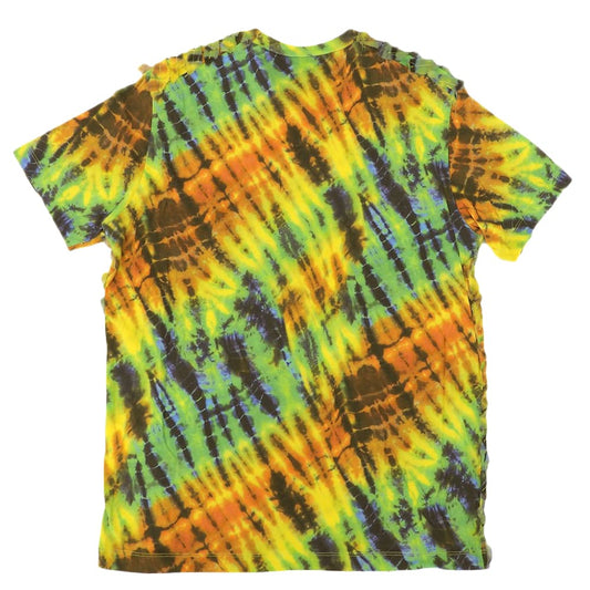 DSQUARED2 Beautiful Tie-Dye Logo Print T-Shirt Top for Men Rainbow Multicolor 2019 S71GD0833 Top