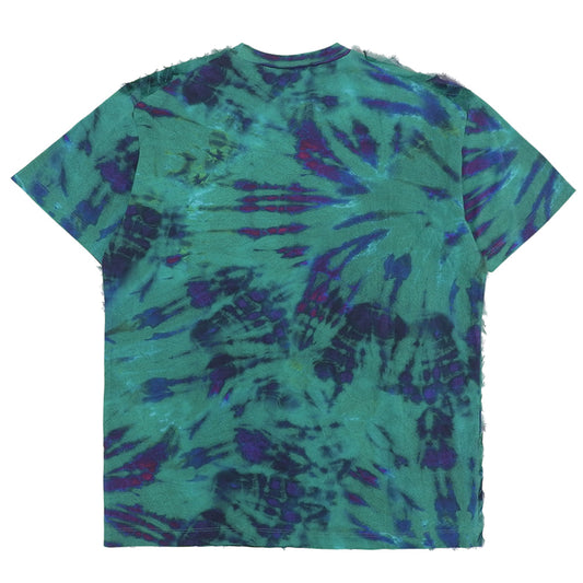 DSQUARED2 ディースクエアード 美品 タイダイ柄 ロゴ プリント Tシャツ トップス レディース グリーン XS 19年 S72GD0184 トップス