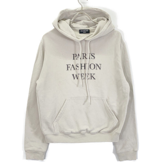 657034 20年 ベージュ PARIS FASHION WEEK プルオーバーパーカ トップス B レディース