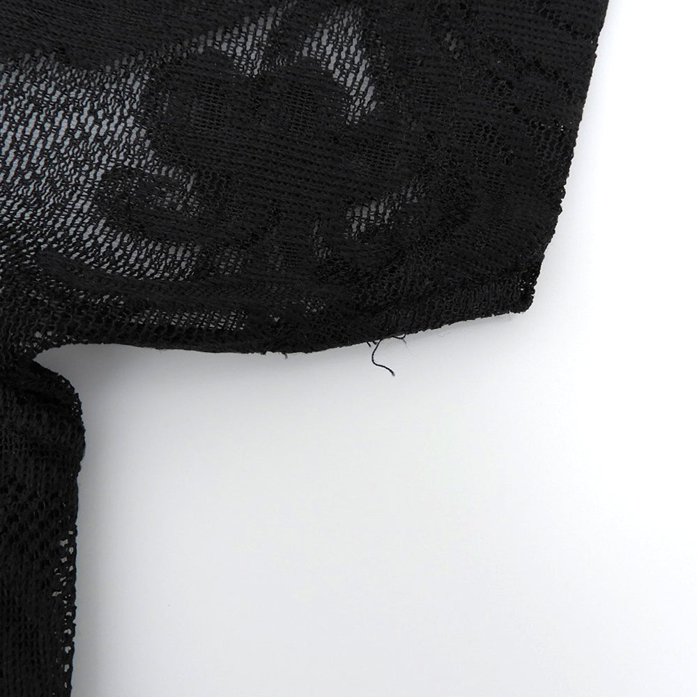 Supreme Last Supper Lace S/S Shirt Tops Men's Black S 25SS Tops