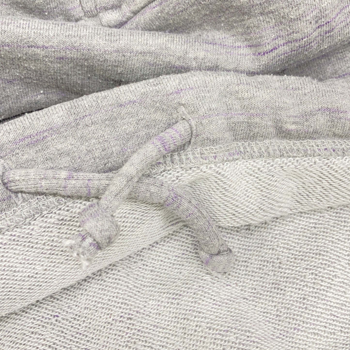 THE NORTH FACE PURPLE LABEL ザ ノースフェイス パープルレーベル NT6306N グレー×パープル コットン混 ハーフジップ スウェットアノラックプルオーバー トップス M