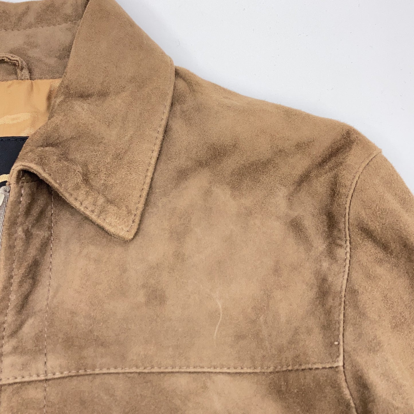 Cinquanta チンクアンタ H-503 ブラウン ゴートスエード ライダースジャケット ジャケット 46