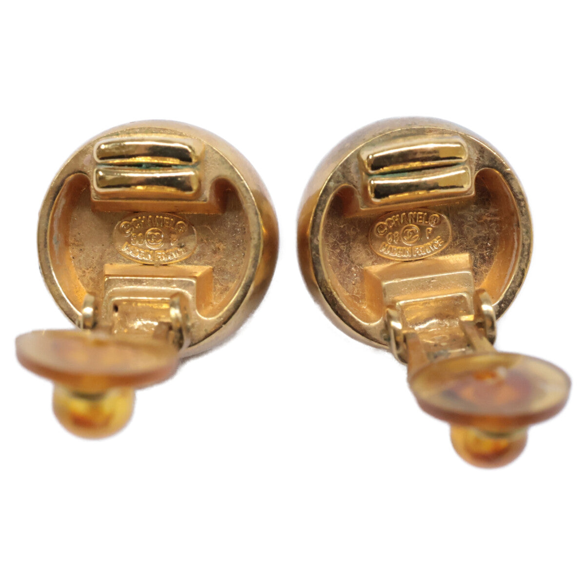 CHANEL シャネル 98P ロゴボール イヤリング