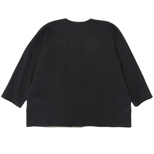 1B Drape Wide Silhouette Jacket for Women, Black, M (Jacket M, Women's)