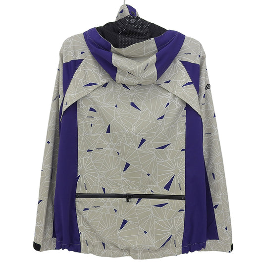 narifuri Dazzle Camouflage Mountain Parka Jacket Men's Polyester Beige x Purple M NF2055 Jacket