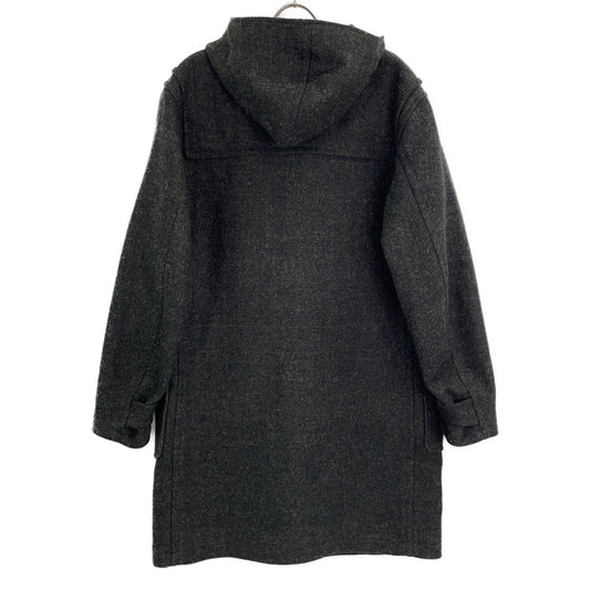 782804810001 Dark Gray x Gray, Checked Lining, Toggle Button, Double-Faced Wool Duffle Coat, Coat, M, Men's
