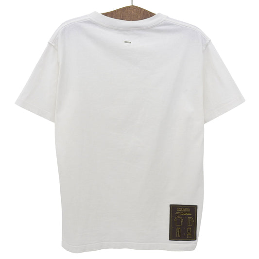 LOUIS VUITTON 100% Cotton Pullover T-shirt Top Men's White L RM192Q JYN HHY40W 19AW Top