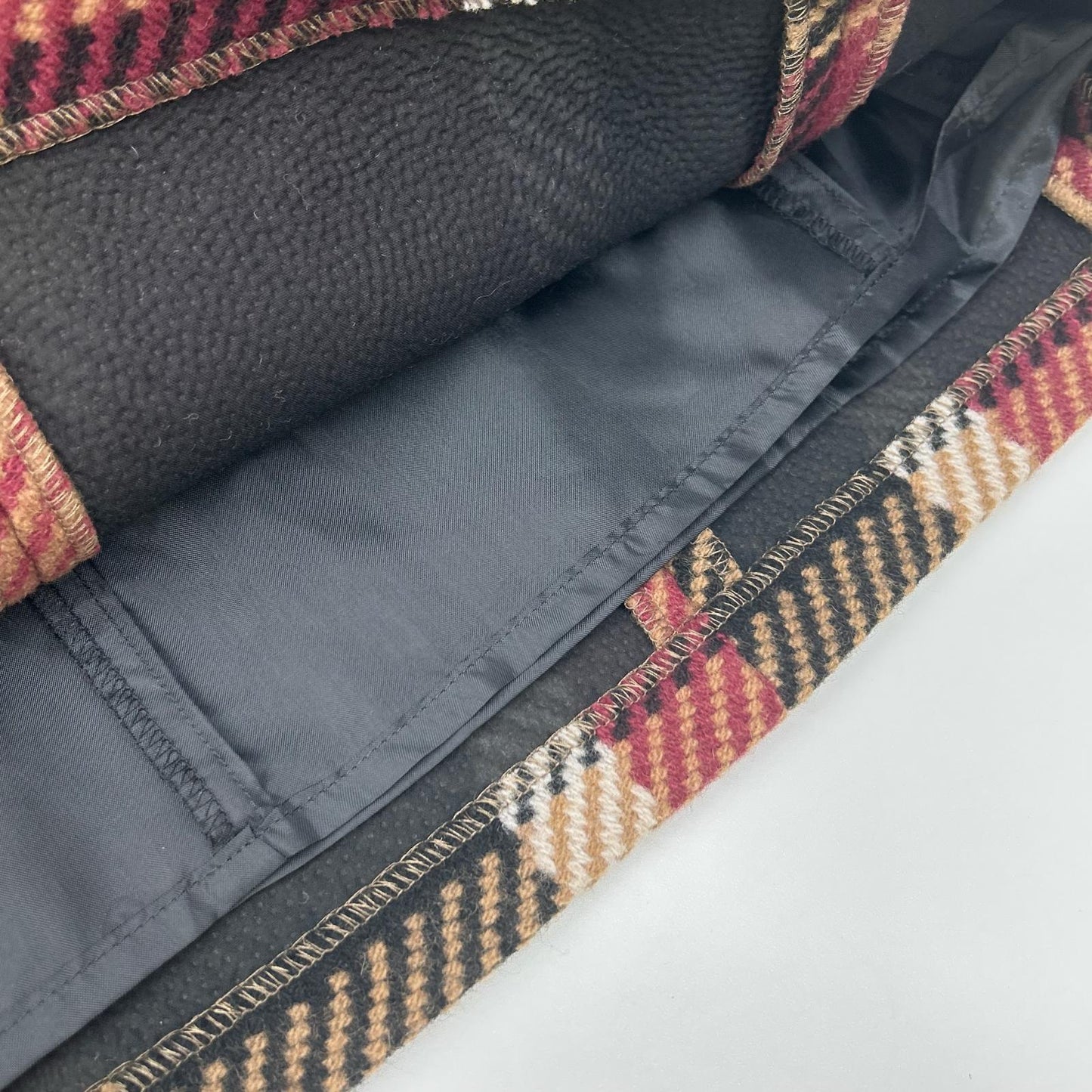 BLUE LABEL CRESTBRIDGE ブルーレーベルクレストブリッジ ボルドー クレストブリッジチェック ロービングツイードジャンパードレス ワンピース