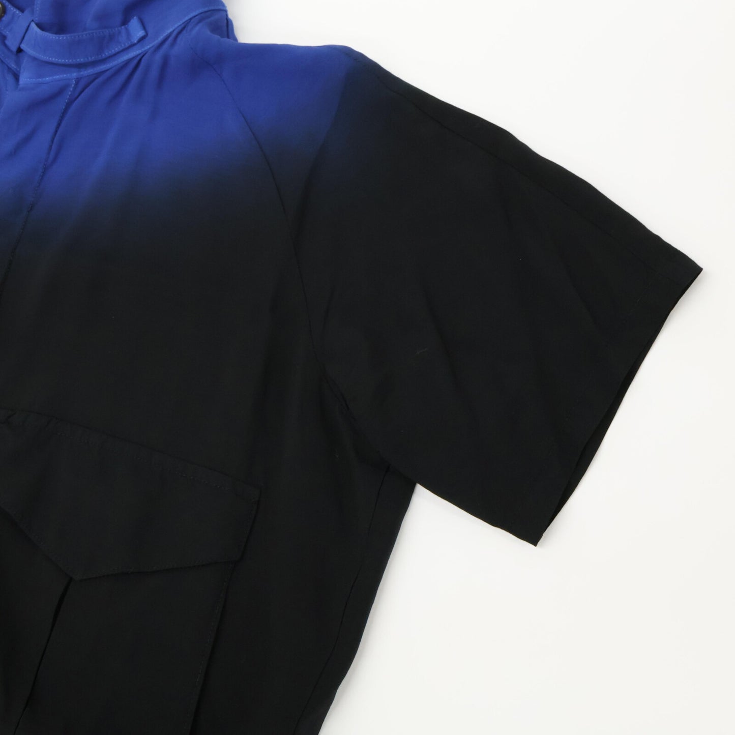 Y's ワイズ YD-B03-208 FLY FRONT RAGLAN グラデーション 半袖シャツ/ トップス