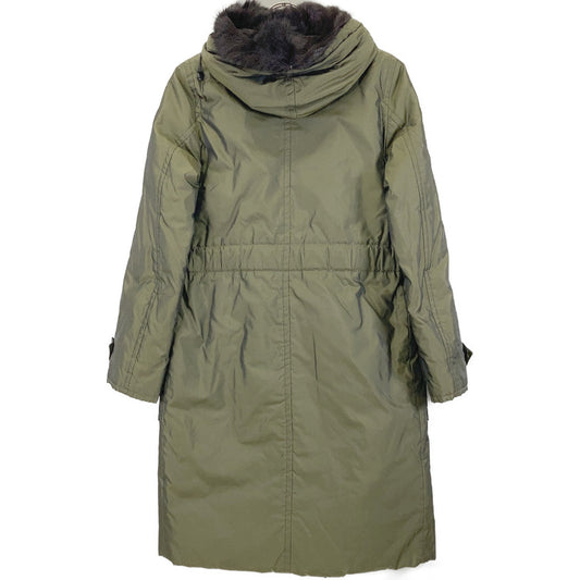 Max Mara マックスマーラ 【RAINWEAR】14860803 カーキ ファーライナー付きフーデットコート コート