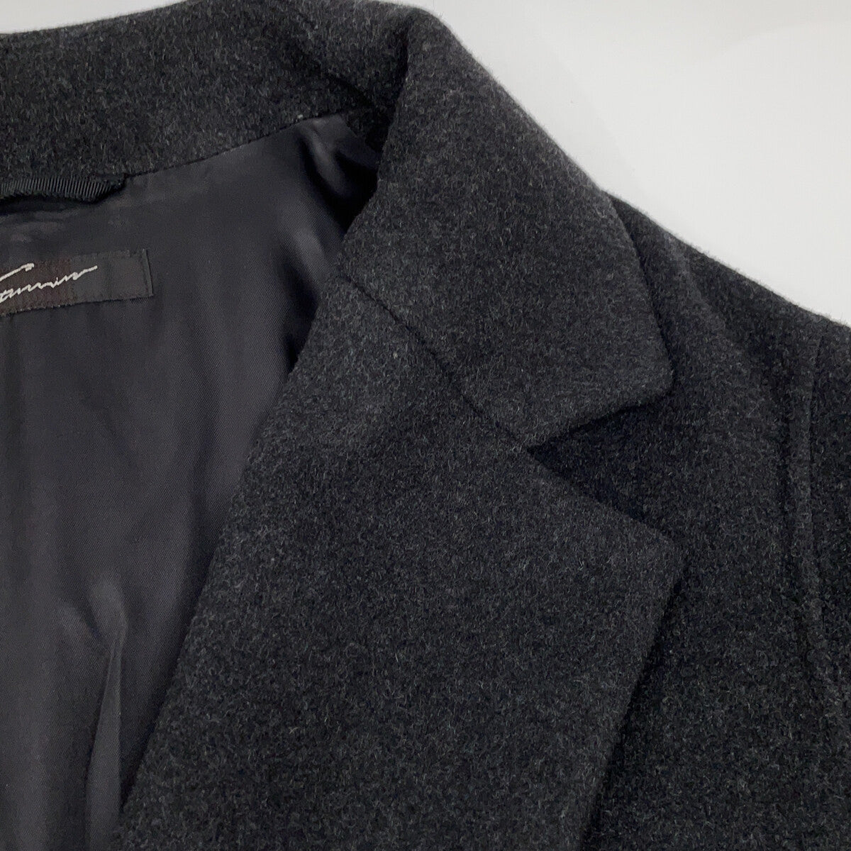 18A114-021 Cashmere Blend Wool Chester Coat O Ladies