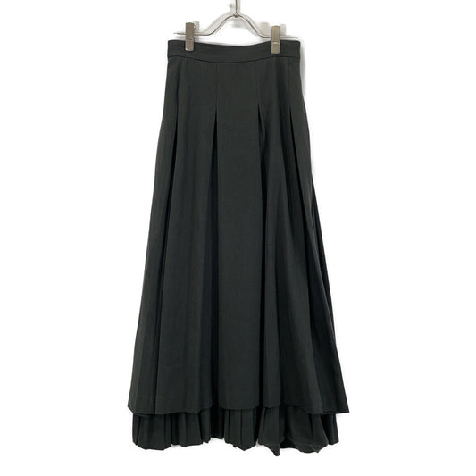 AMERI 阿美睿 0124209240330 炭灰色 长款百褶裙 半身裙 M