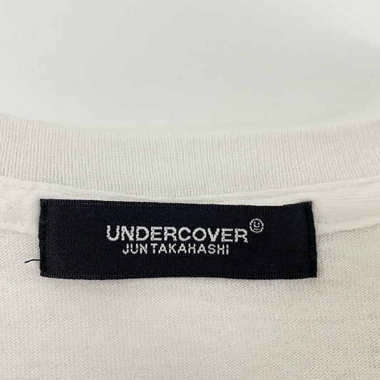 UNDERCOVER アンダーカバー ×Yu Nagaba UC1E9813-2 ホワイト×ブラック コットン ベアープリント Tシャツ/BEAR TEE トップス