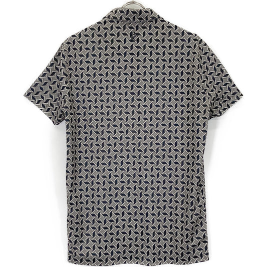 1piu1uguale3 Uno Piu Uno Uguale Tre GOLF GCT003 113 GOLF CLASSIC / S/S POLO ORIZURU All-Over Print Short-Sleeve Polo Shirt / Top