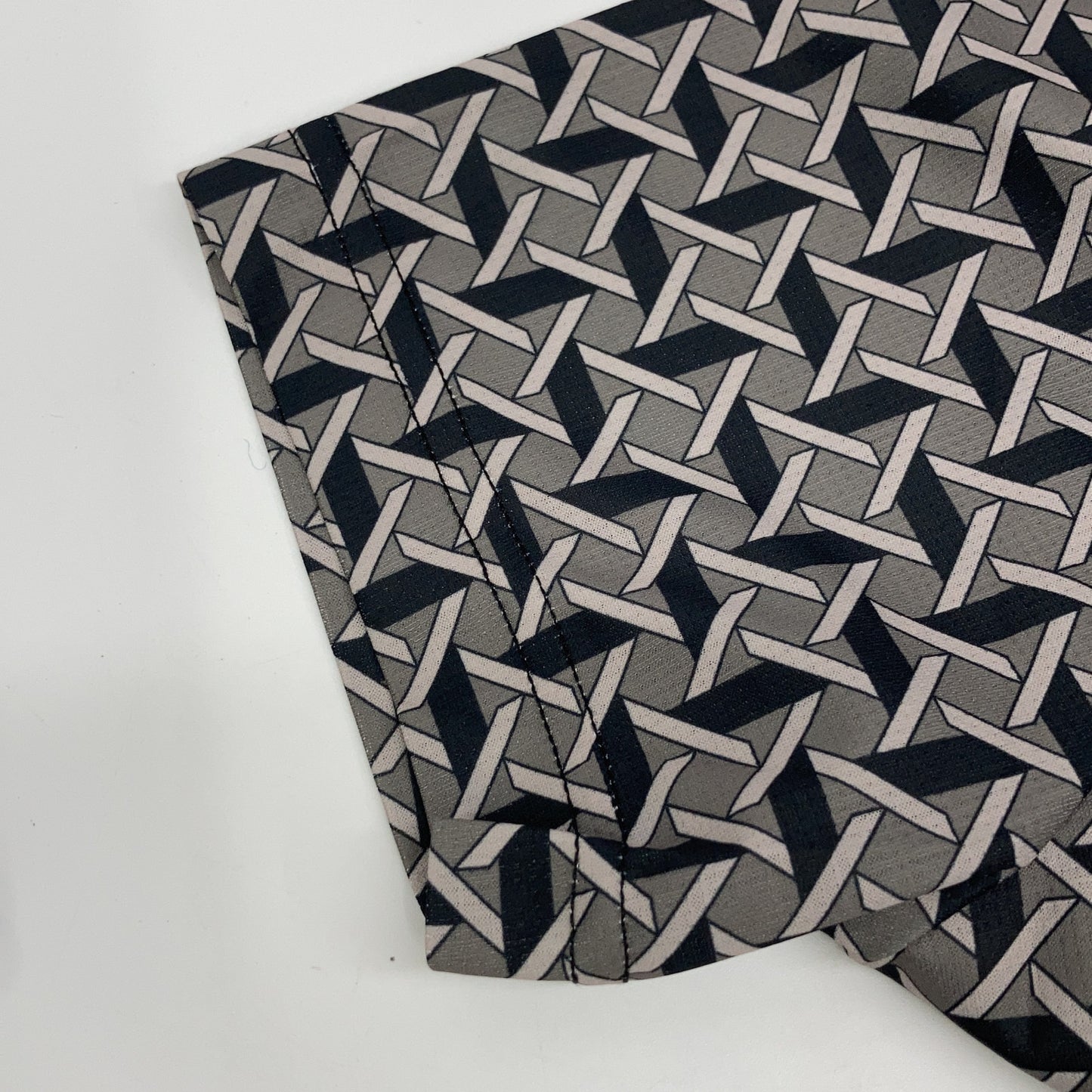 1piu1uguale3 ウノピゥウノウグァーレトレ GOLF GCT003 113 GOLF CLASSIC / S/S POLO ORIZURU 総柄 半袖ポロシャツ/ トップス III