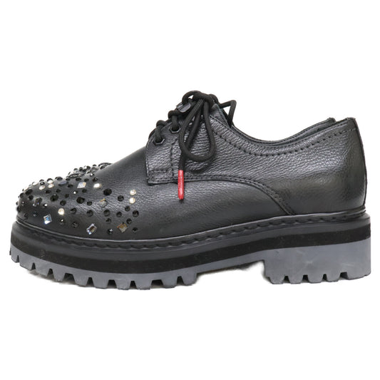 PIET 【Pristine Condition】Swarovski Lunar New Year Crystal Platform Leather Shoes