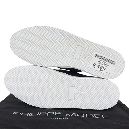 Philippe Model フィリップモデル 新品同様 フェード加工デニムスリッポン シューズ メンズ インディゴ 42 シューズ