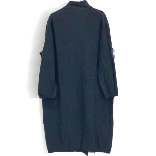 Yohji Yamamoto POUR HOMME ヨウジヤマモトプールオム 20AW HR-K97-475 ブラック アルパカ混 ニットロングコート コート