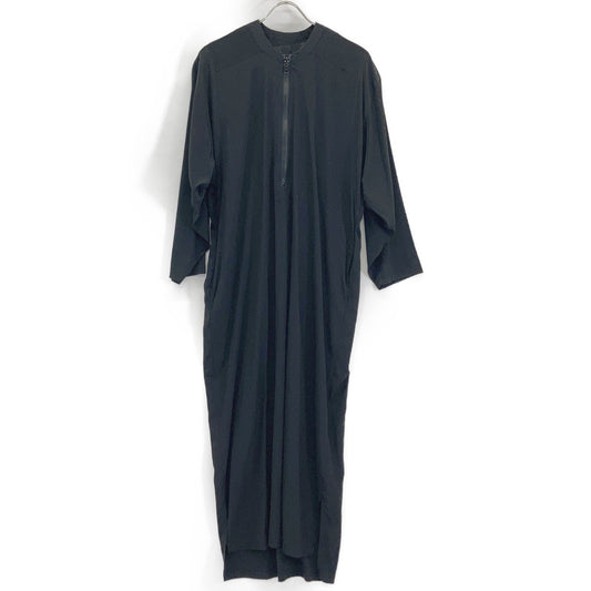 Y's Pink YD-D14-530 17SS Black Front Zip Shirt Maxi Dress