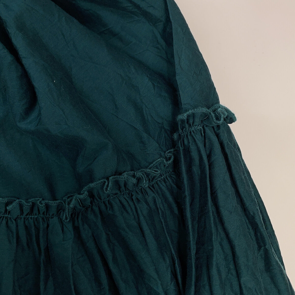 Whim Gazette 【Excellent Condition】Kyoko Hasegawa Collaboration WGZ1041409A0004 Cotton x Silk Voluminous Maxi Dress