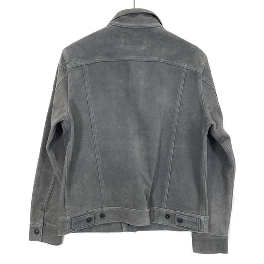 RATS ラッツ 23'RJ-0907 グレー カウスエード スナップボタン スエードレザージャケット/SUEDE LEATHER JKT ジャケット