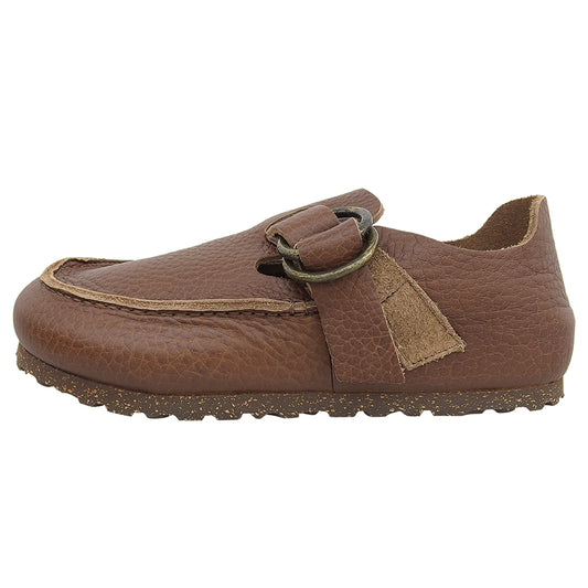 BIRKENSTOCK ビルケンシュトック 新品同様 レザー LONDON MOCCASIN ロンドン モカシン レディース ブラウン 38 シューズ