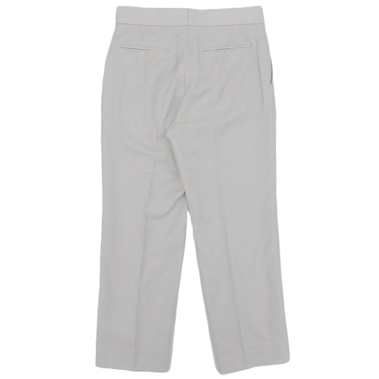 DRAWER Wool Mohair Gabardine Tapered Pants Bottoms Women's Light Gray 36 Bottoms 36
