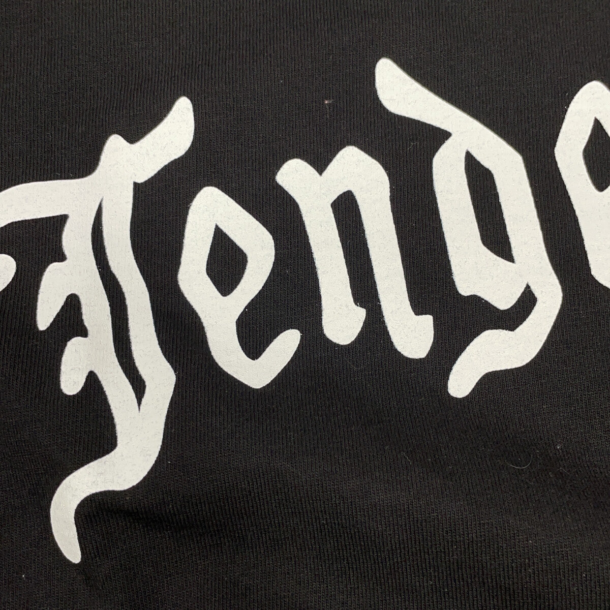 TENDERLOIN テンダーロイン 22SS ブラック×ホワイト コットン フロントロゴ Tee L/S OE ロングスリーブカットソー トップス