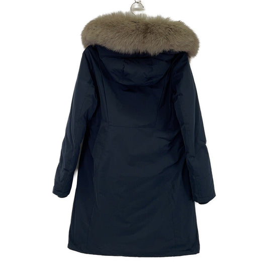 WOOLRICH ウールリッチ 【IENA別注】WWCPS2863 ネイビー BOW BRIDGE フォックスファー フード付きダウンコート コート
