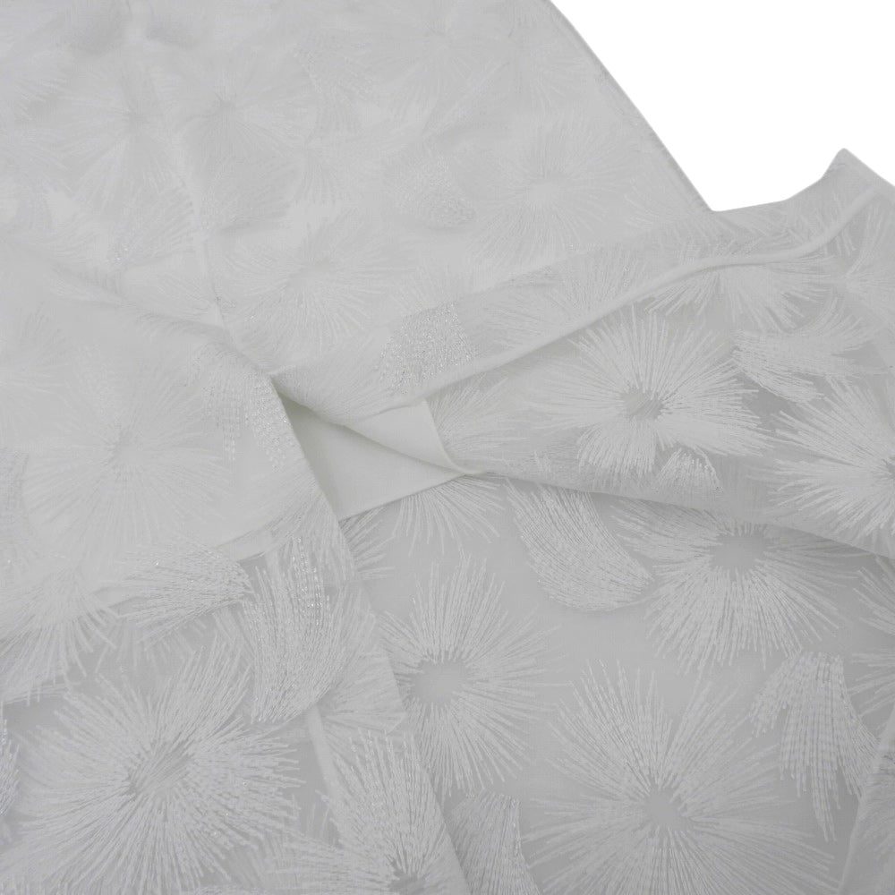 As good as new Embroidered Lace Skirt Women's White 36 Skirt 36 Women's