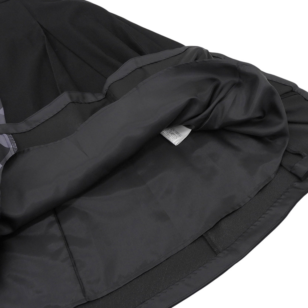Excellent condition, Stretch Kersey Tuck Skirt, women's, black, size 36, 2024 model, Skirt, size 36, women's