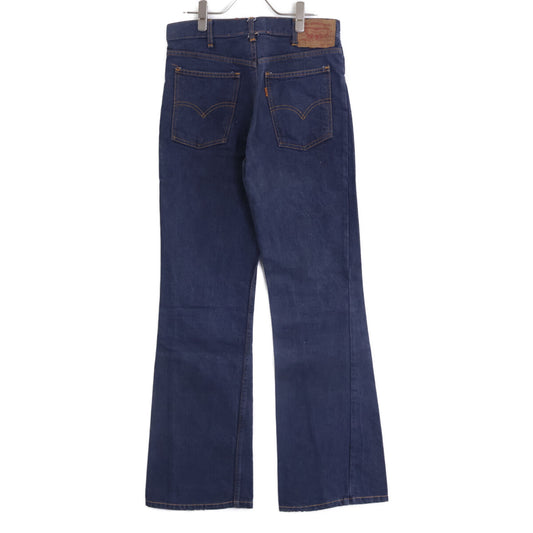 LEVI'S リーバイス 70's 42TALON 先染めネイビー 646 オレンジタブ ベルボトム デニムパンツ ボトムス