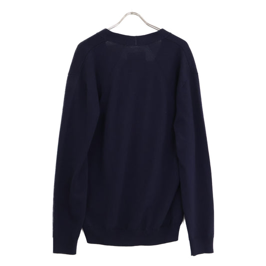 JIL SANDER 吉尔·桑德 【近全新/国内专柜/24AW】J23HP0001 重磅超细美利奴羊毛V领针织开衫 上衣