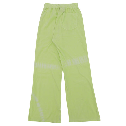 Excellent condition, cotton-polyester tie-dye-like sweatpants, light green, XS, 3710600157, bottoms, XS, women's.