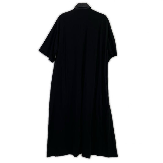LE PHIL 534-0140409 Black One-Pocket Polo Shirt Dress