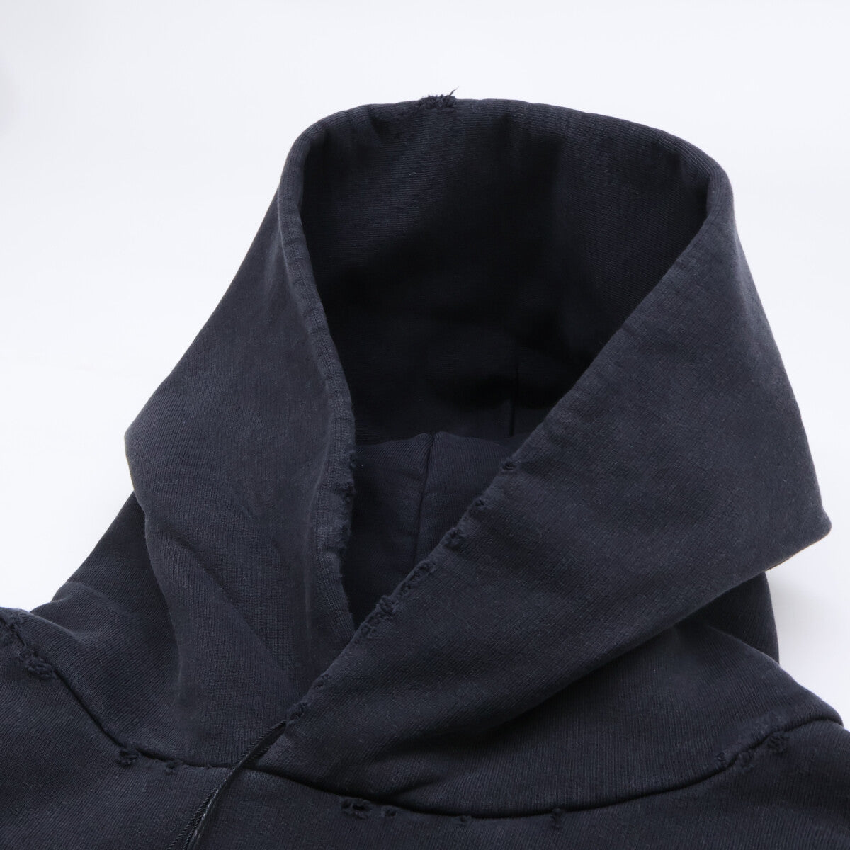 BALENCIAGA 巴黎世家 【全新/国内正品】821861 TSVA 正面Logo做旧连帽衫套头衫上衣