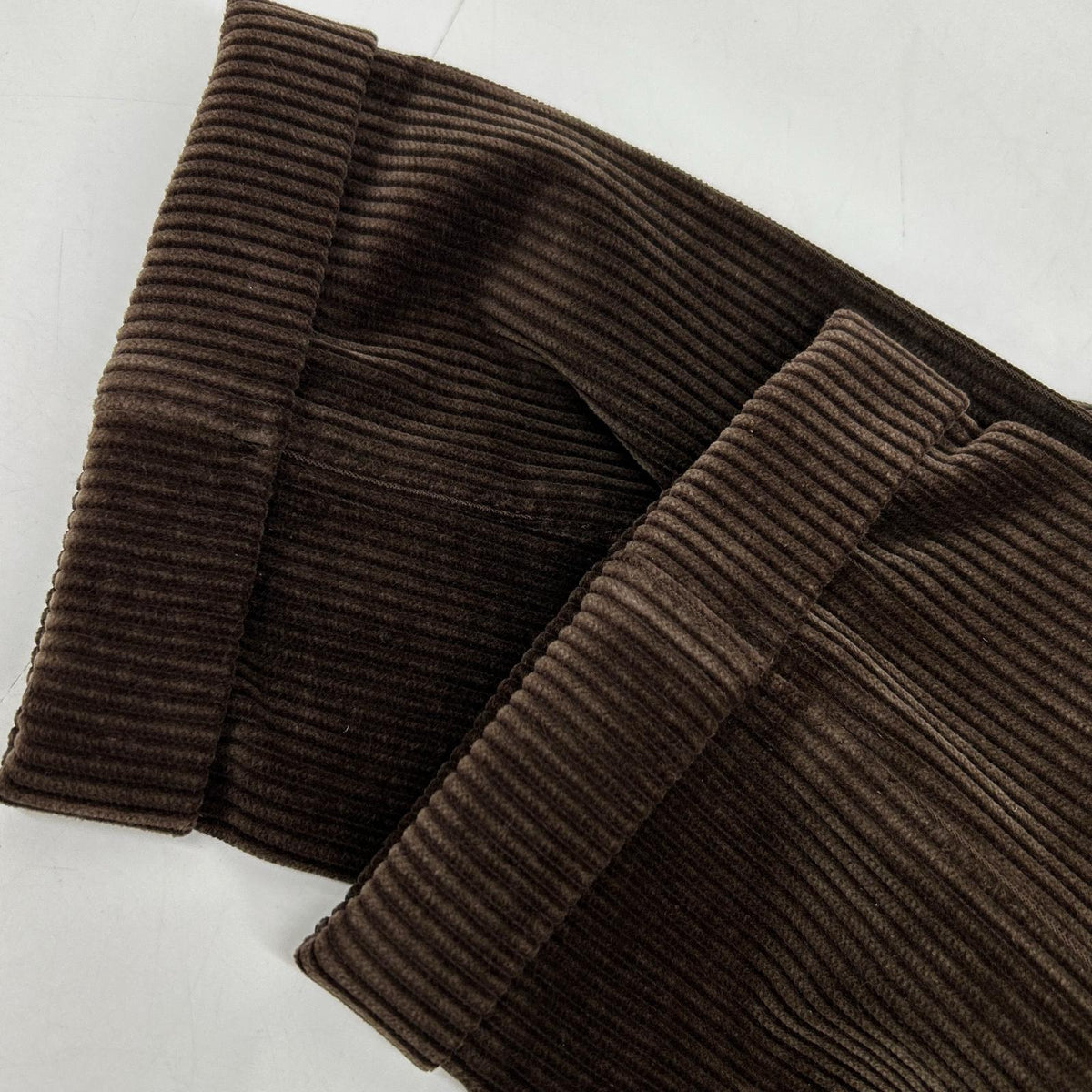 PT01 ピーティーゼロウーノ dark brown corduroy slacks bottoms