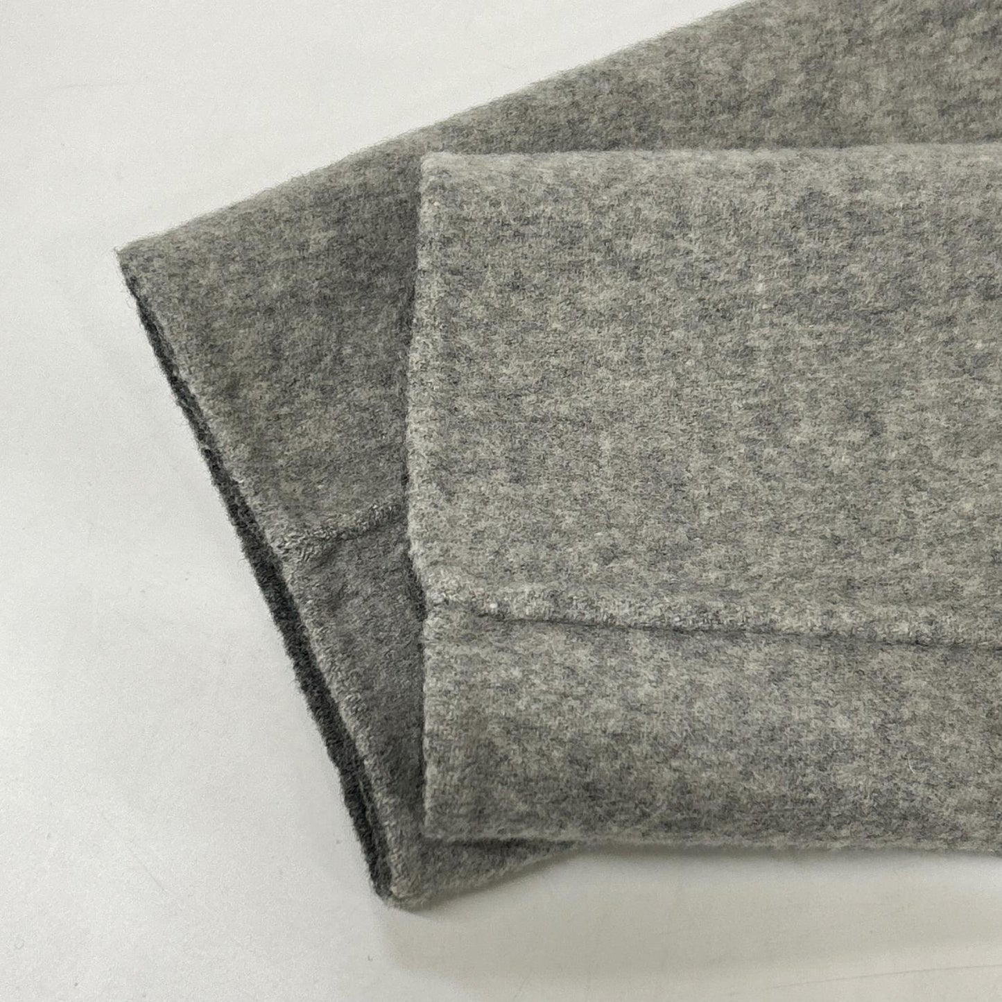 GRAY Wool-Cashmere Hooded Coat for Women