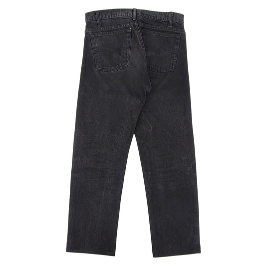 LEVI'S リーバイス 後染めブラック サークルR USA製 505 デニムパンツ コットン ボトムス メンズ 90's ボトムス