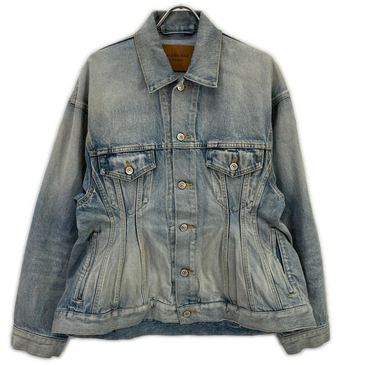 724718 TJW79 インディゴ Denim Jacket ジャケット 32 レディース